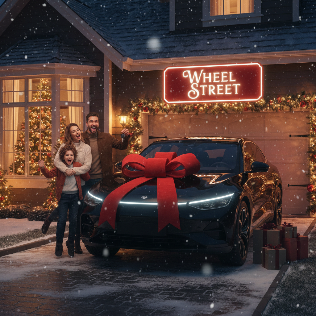 Ziemassvētku automašīnas piegāde WHEELSTREET